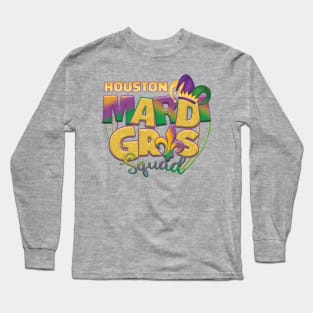 Houston Mardi Gras Long Sleeve T-Shirt